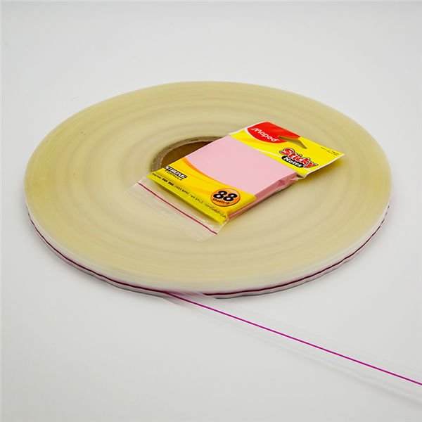 Dwustronna taśma klejąca do torebek wielokrotnego użytku HDPE